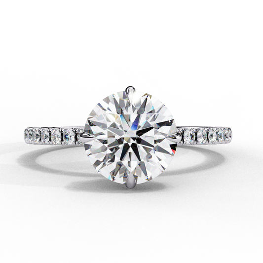 Round Éclat Solitaire Ring