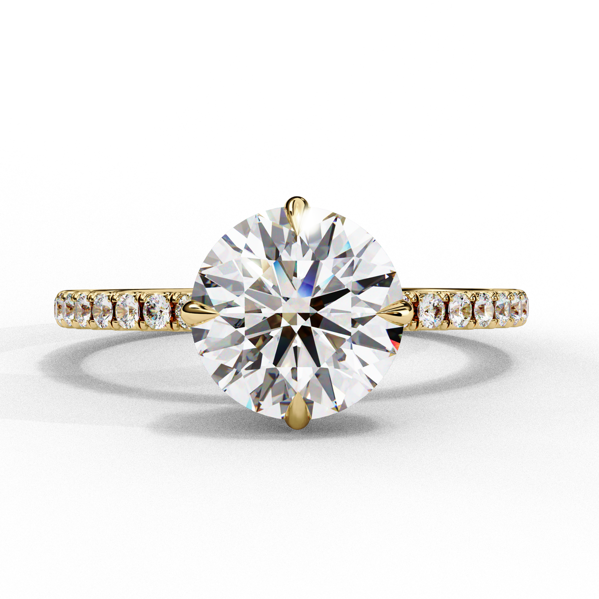 Round Éclat Solitaire Ring