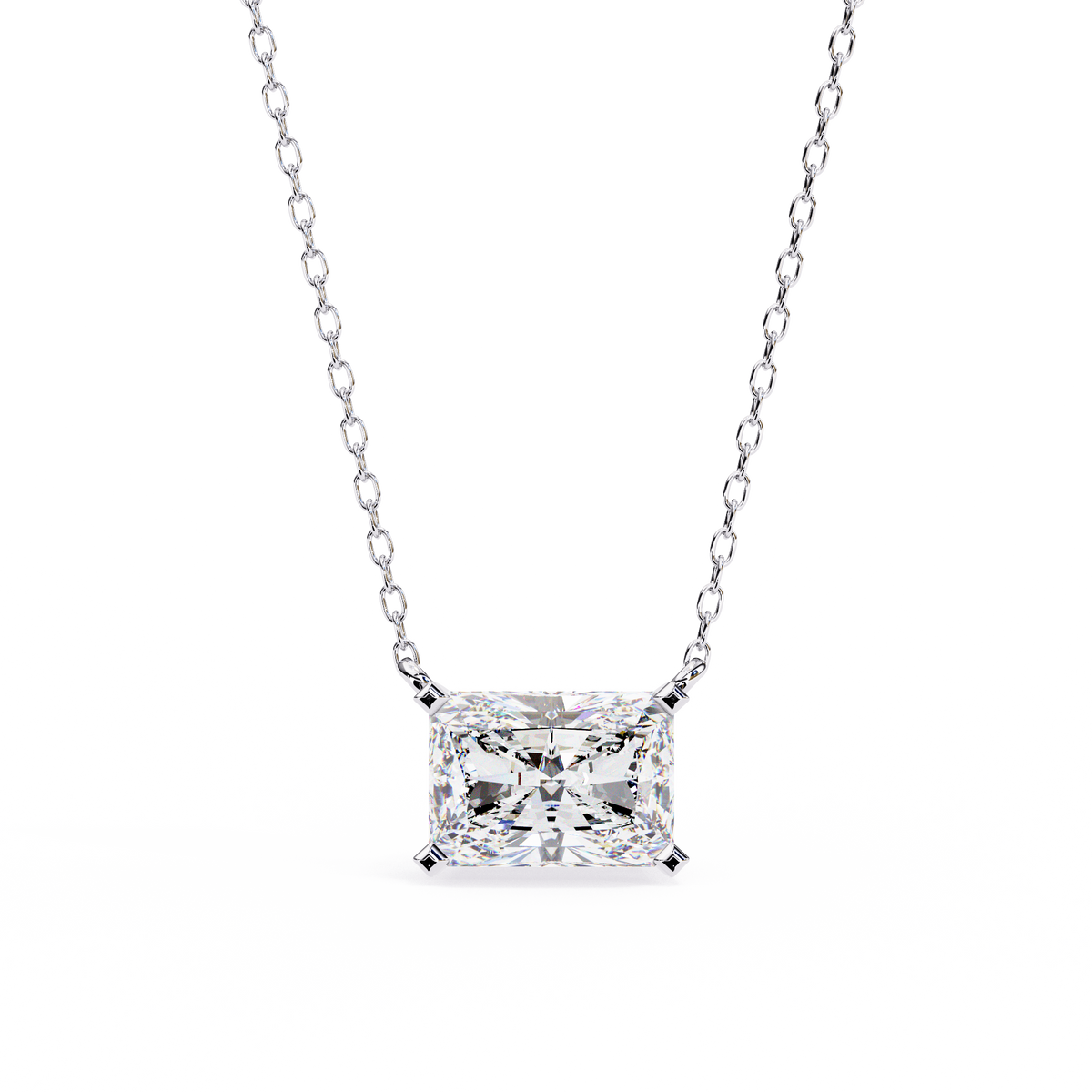 Étoile Radiant-Cut Diamond Pendant