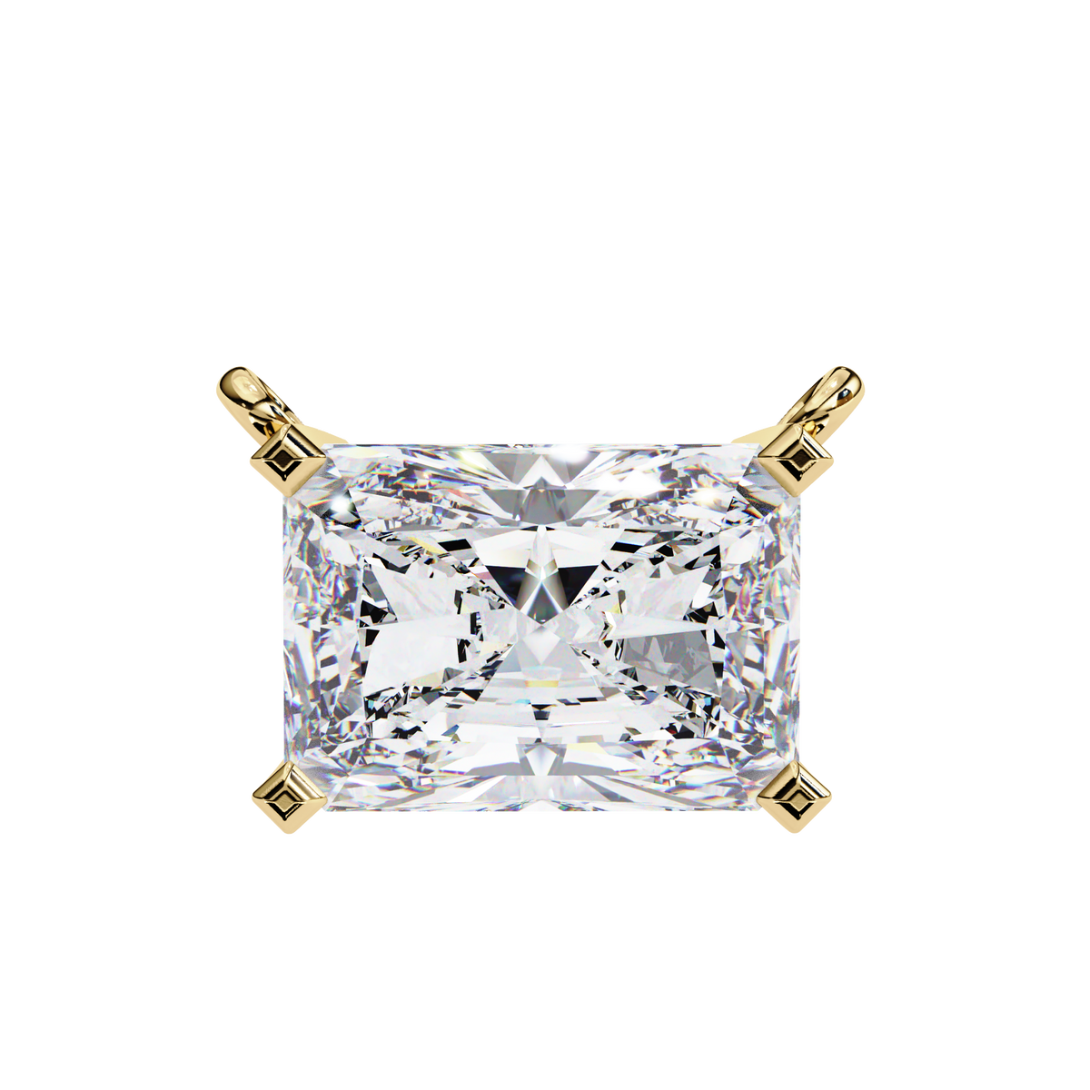 Étoile Radiant-Cut Diamond Pendant