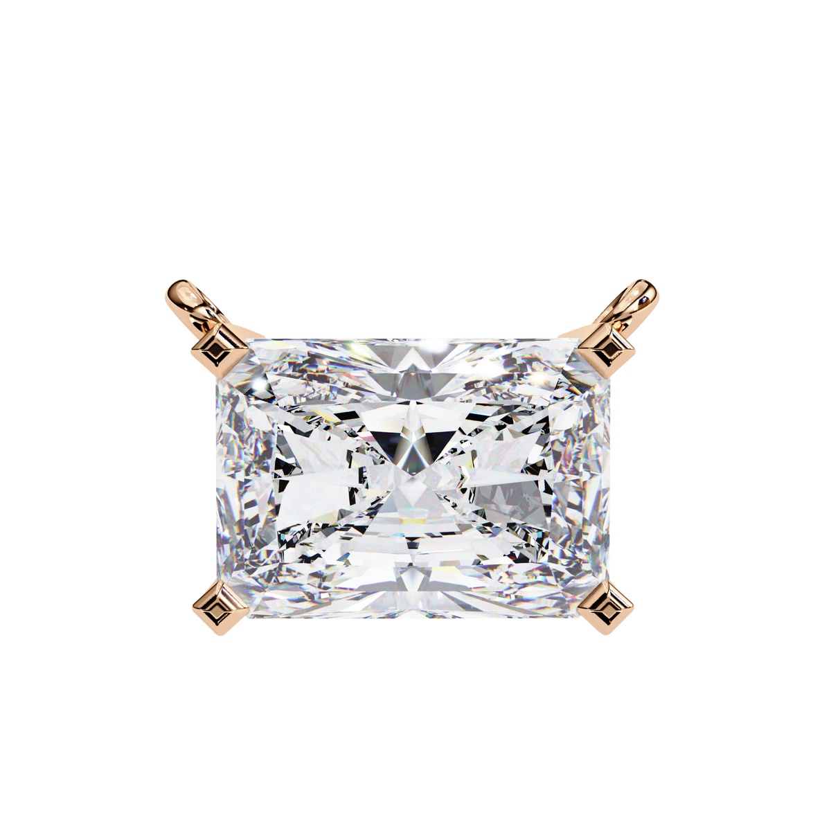 Étoile Radiant-Cut Diamond Pendant