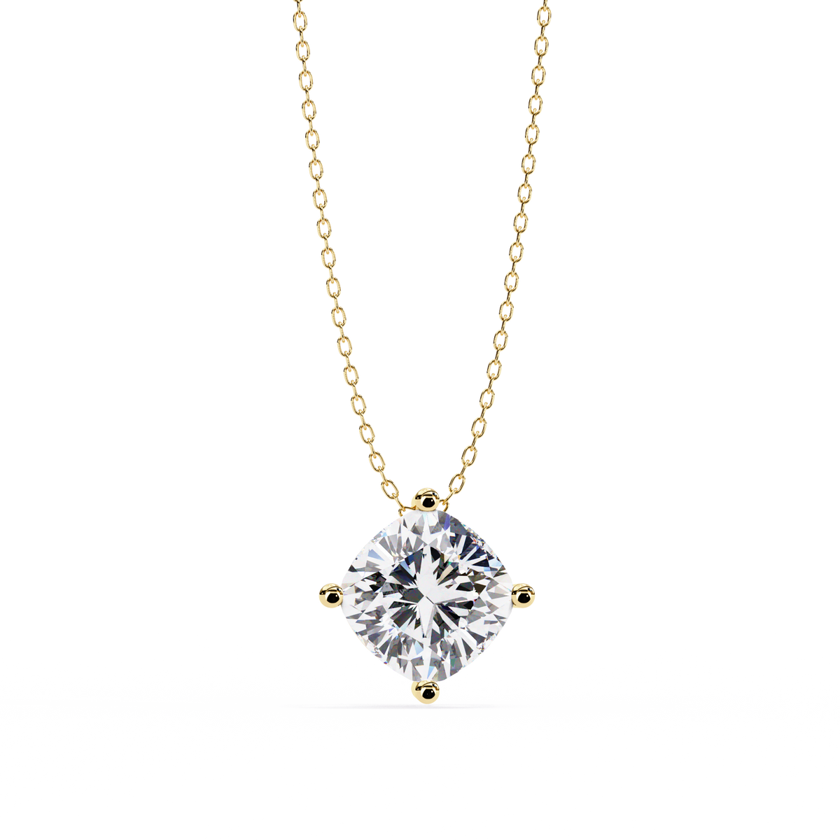 Lumira Cushion-Cut Diamond Pendant