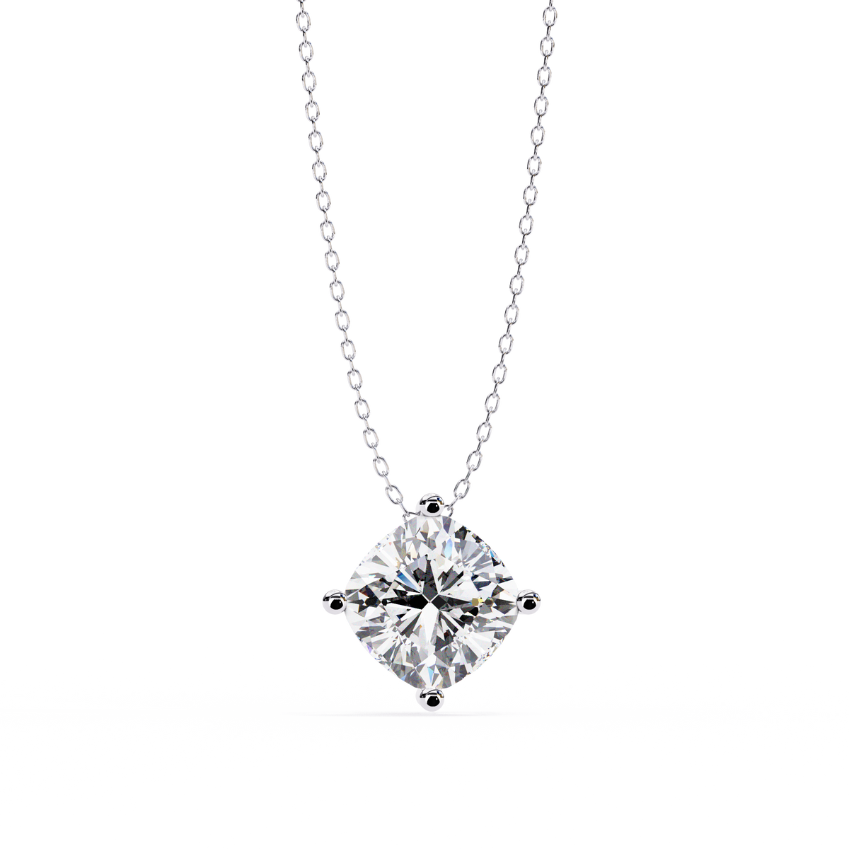 Lumira Cushion-Cut Diamond Pendant