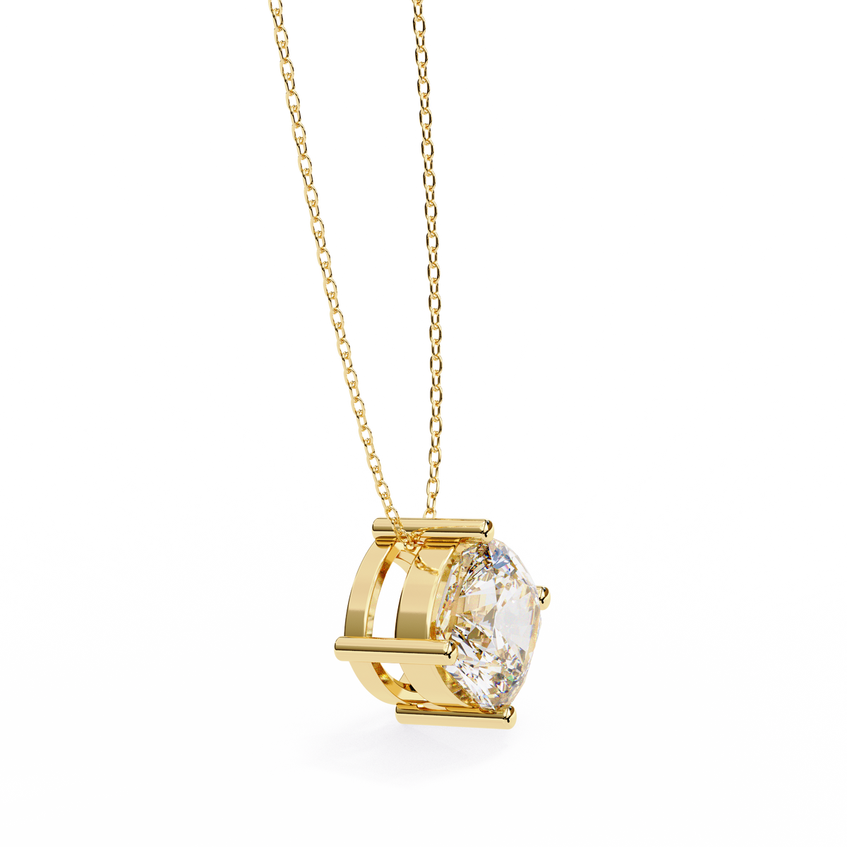 Lumira Cushion-Cut Diamond Pendant