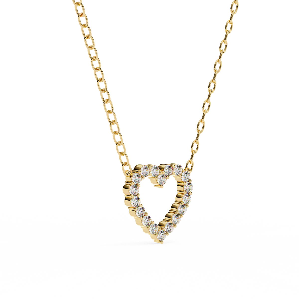 Eternal Heart Diamond Necklace