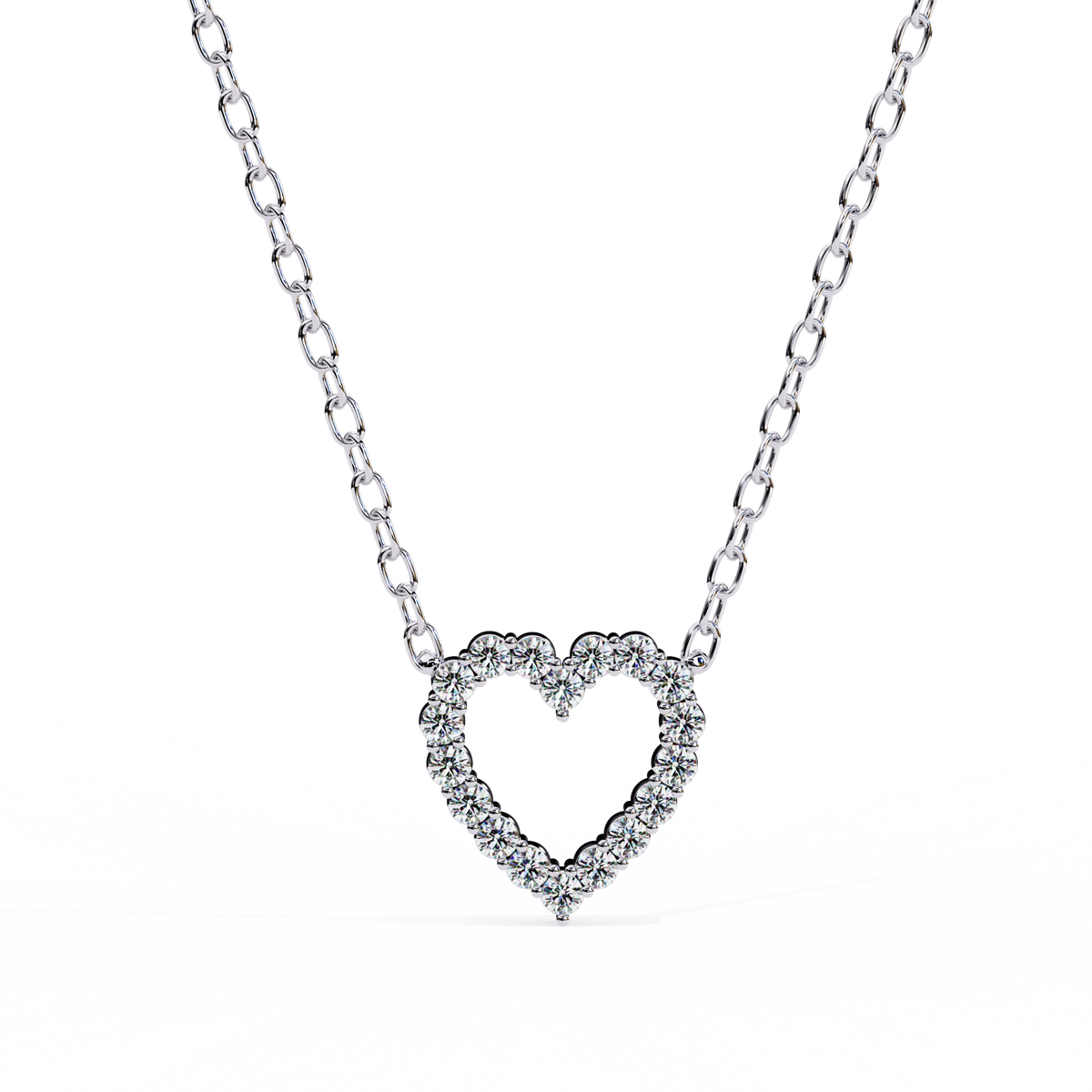 Eternal Heart Diamond Necklace