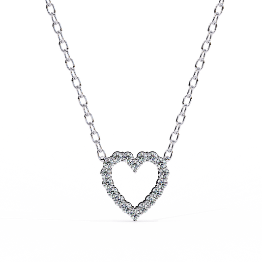 Eternal Heart Diamond Necklace