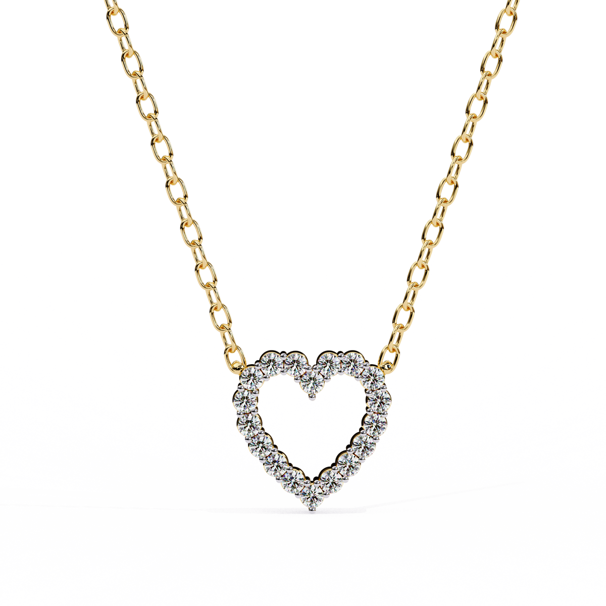 Eternal Heart Diamond Necklace