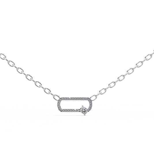 Lumière Link Diamond Necklace