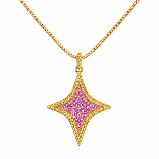 Étoile Lumière Pendant