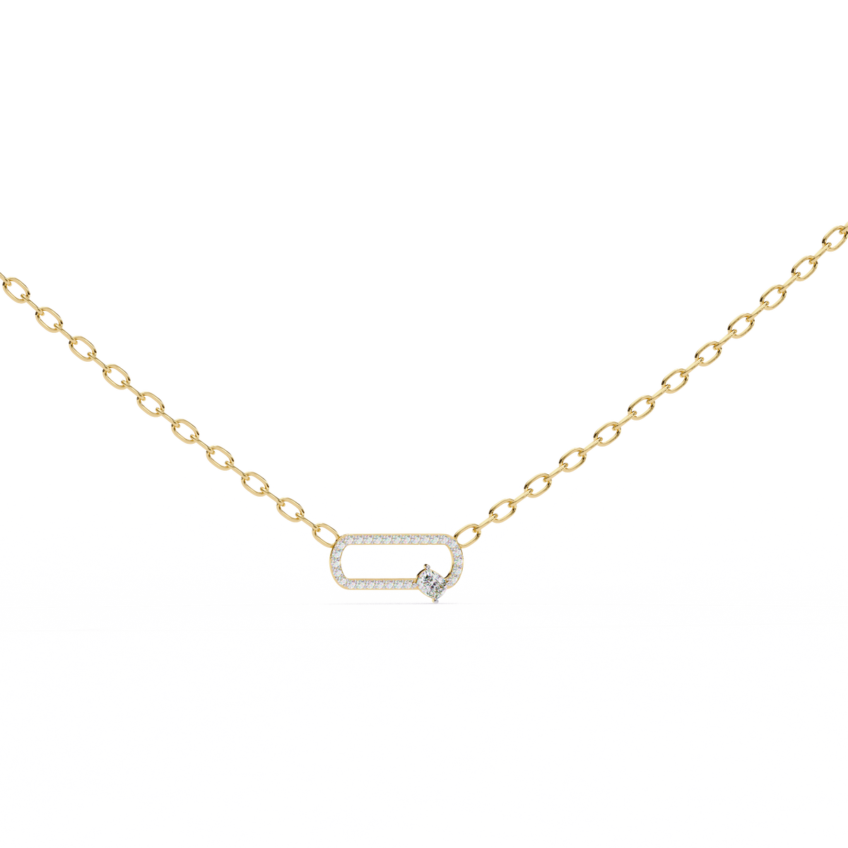 Lumière Link Diamond Necklace