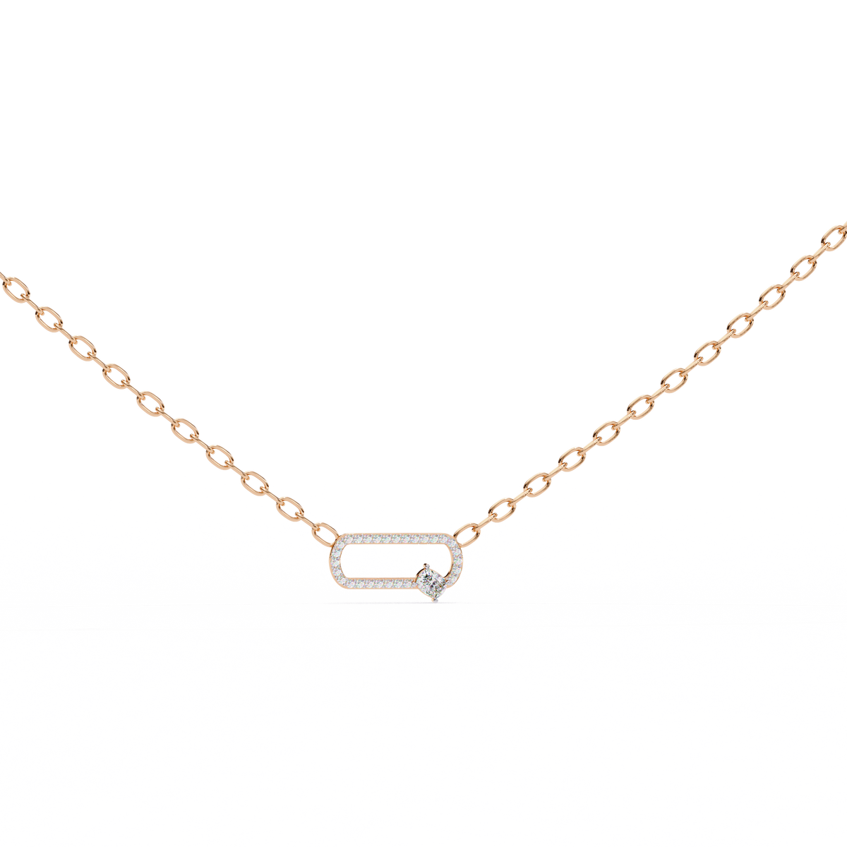 Lumière Link Diamond Necklace