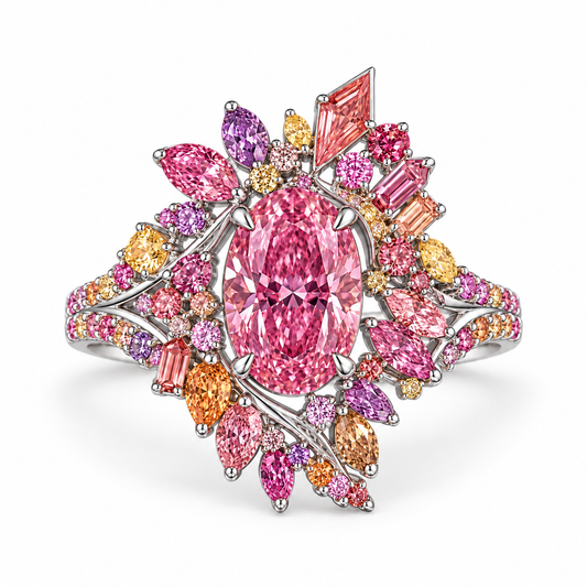 The Rosé Nebula 5ct Pink Diamond Ring