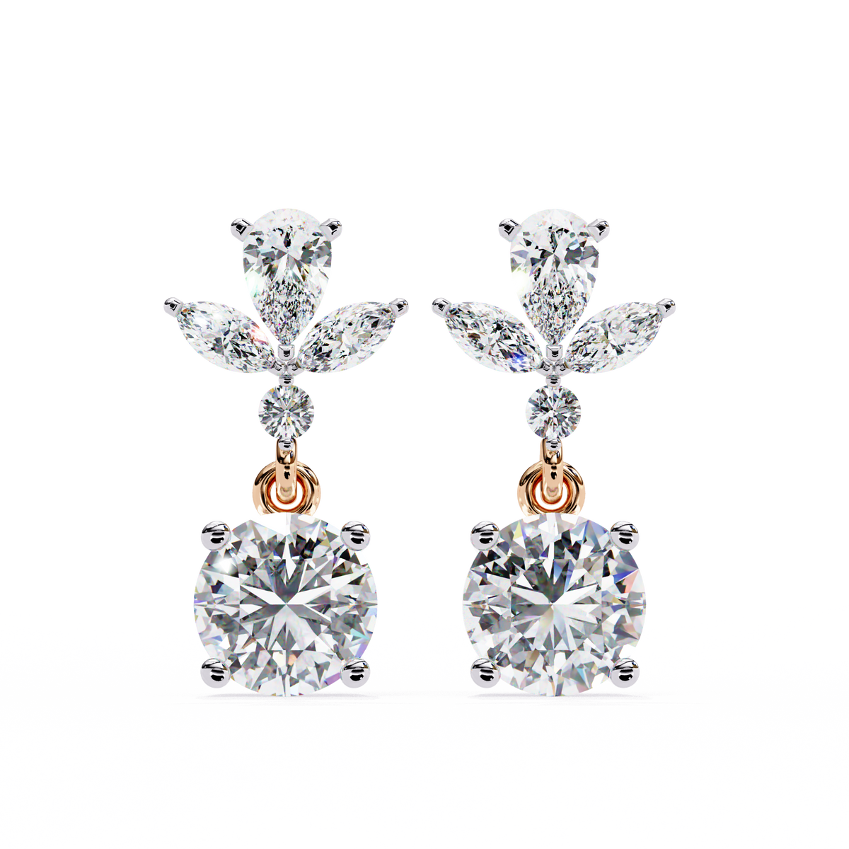 Celestia Diamond Drop Earrings