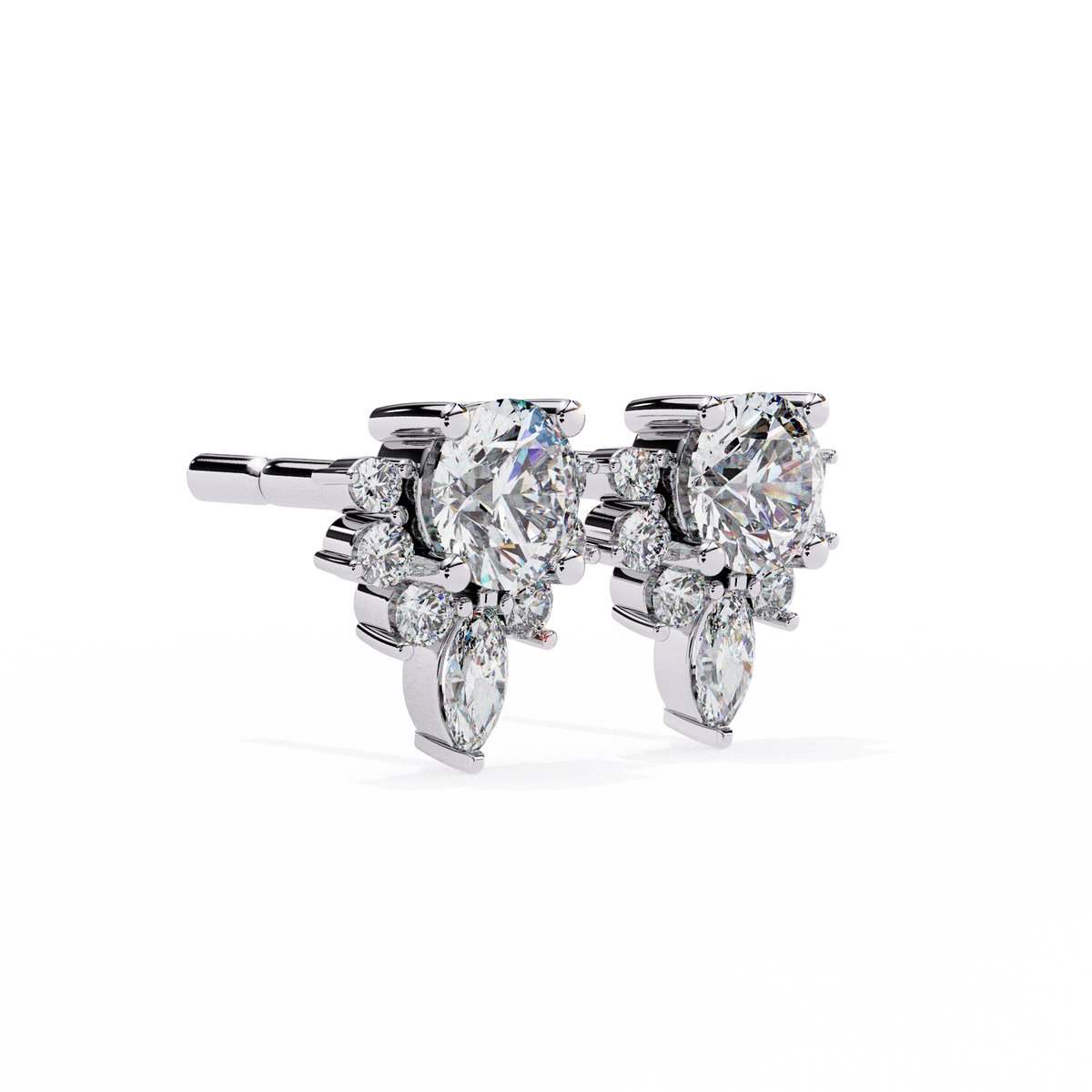 Fleur de Lumière Stud Earrings