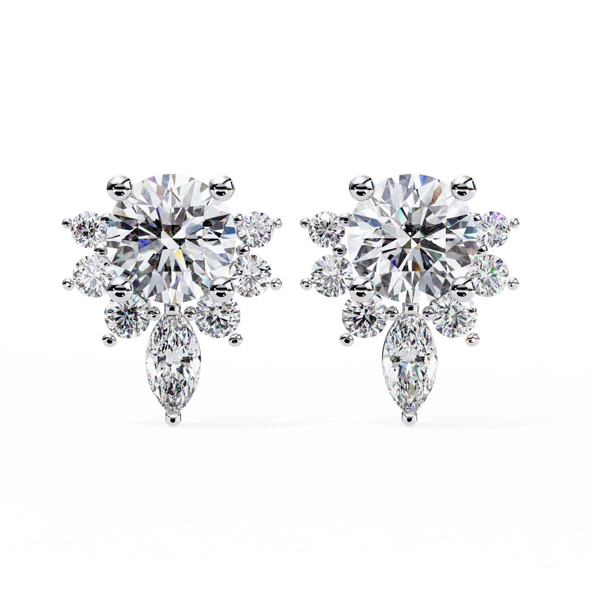 Fleur de Lumière Stud Earrings