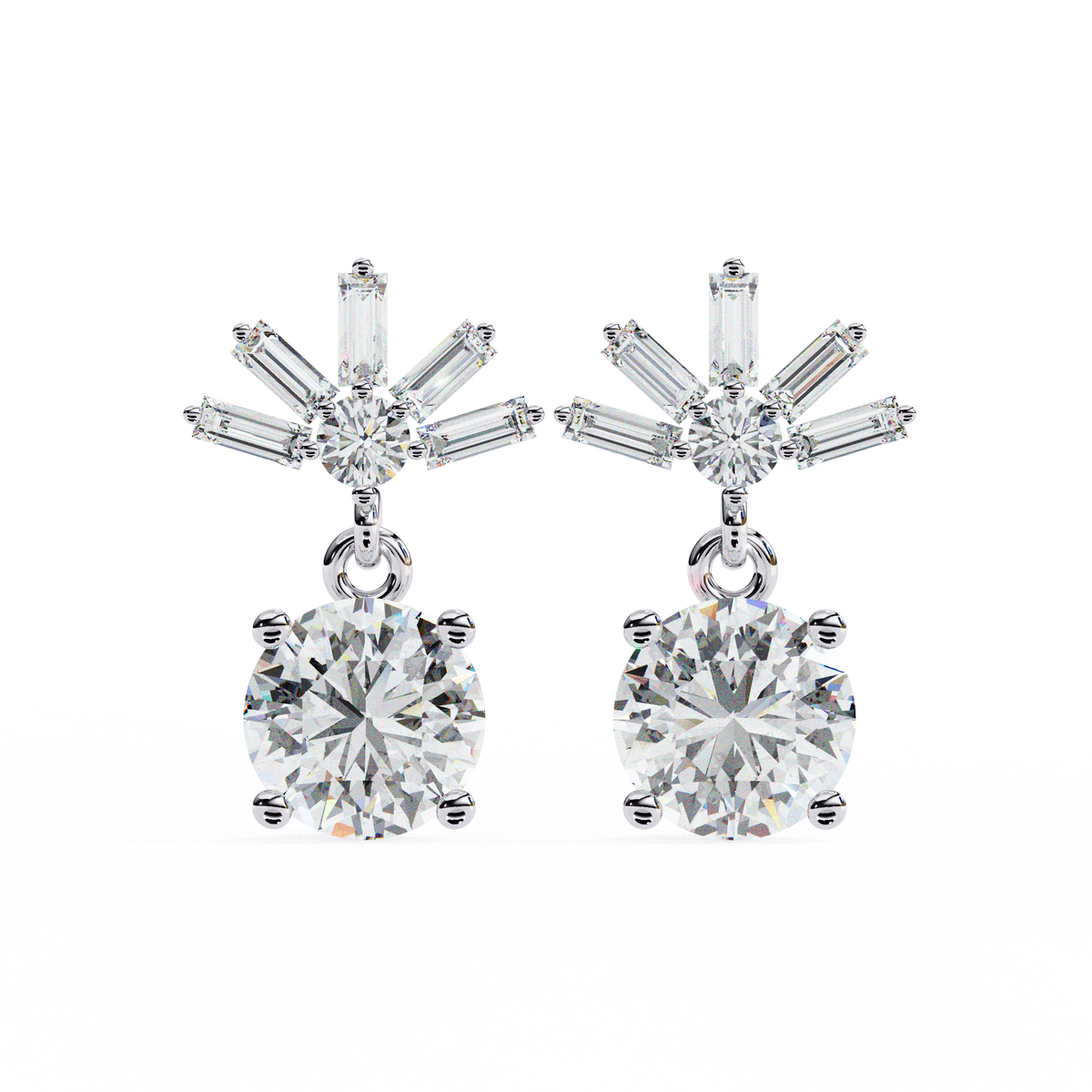 Éclat Stellaire Drop Earrings