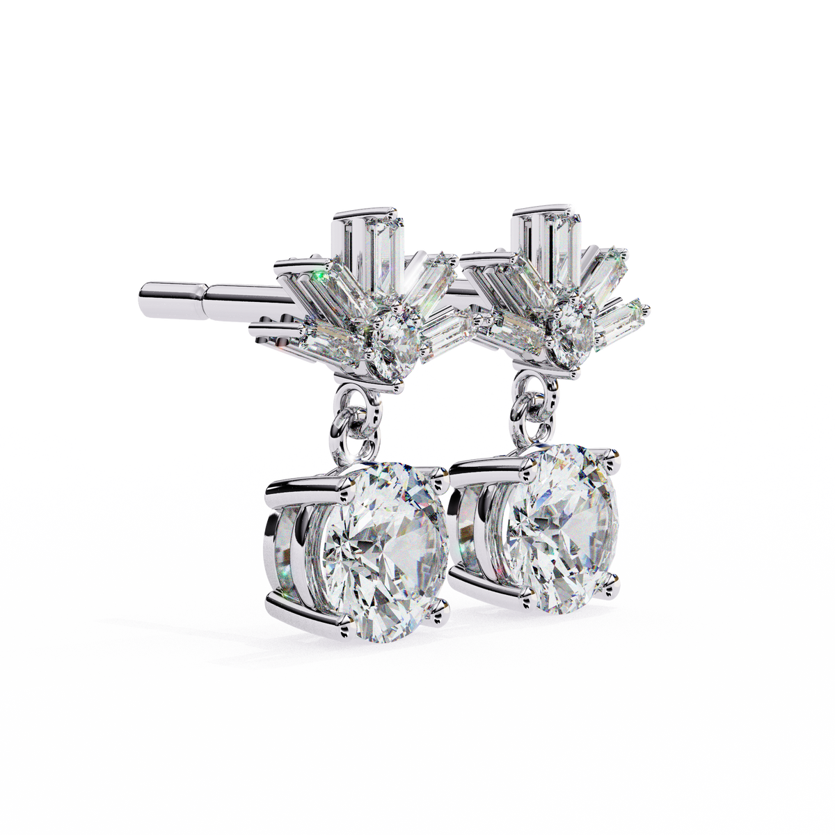 Éclat Stellaire Drop Earrings