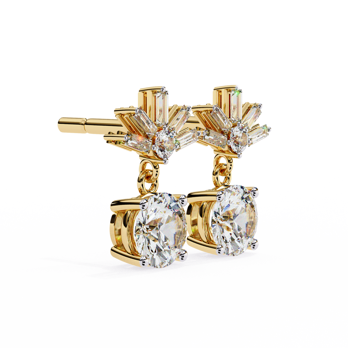 Éclat Stellaire Drop Earrings