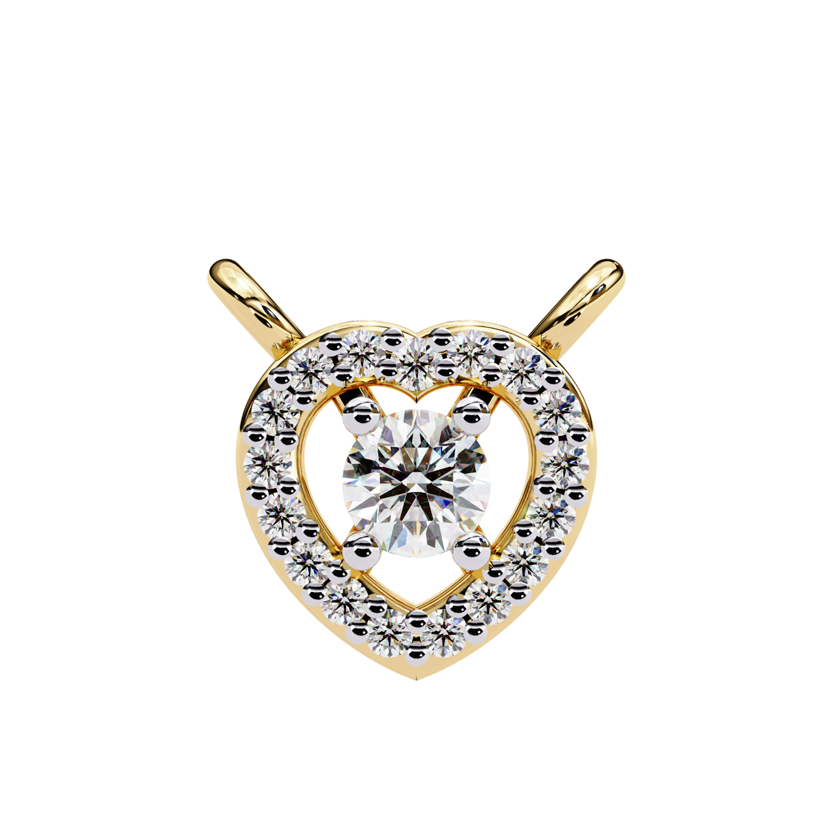 Celestine Heart Pendant