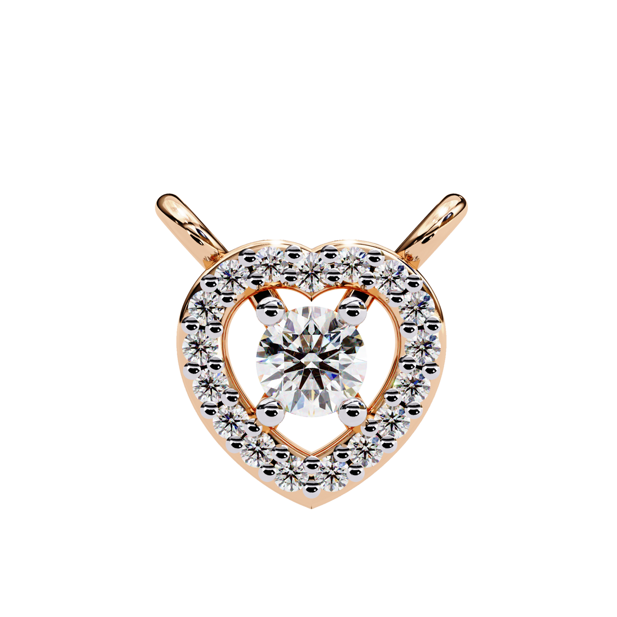 Celestine Heart Pendant