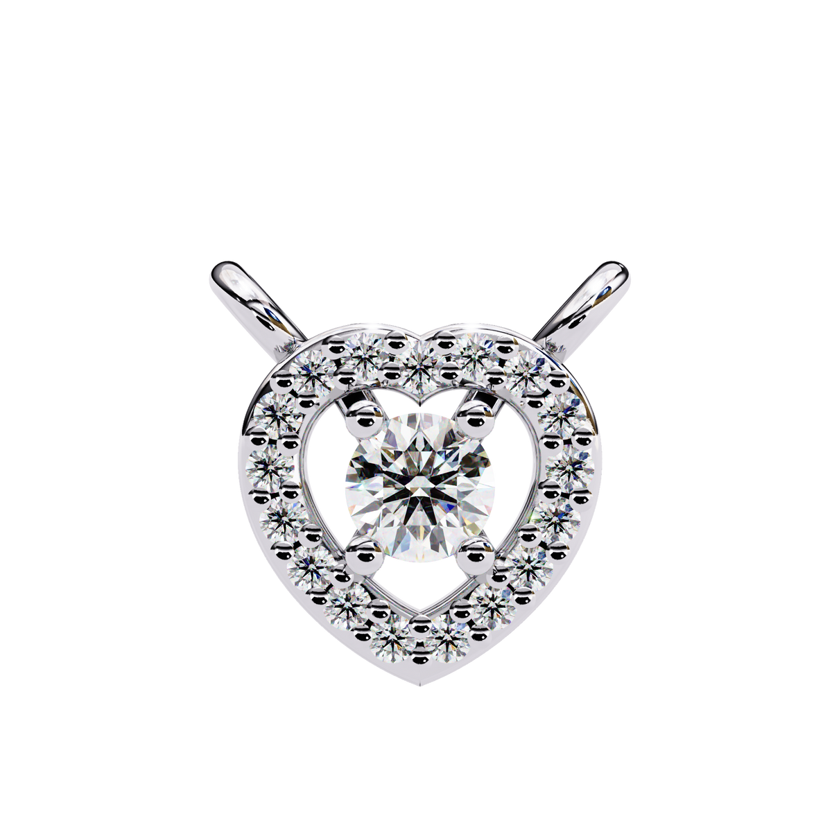 Celestine Heart Pendant