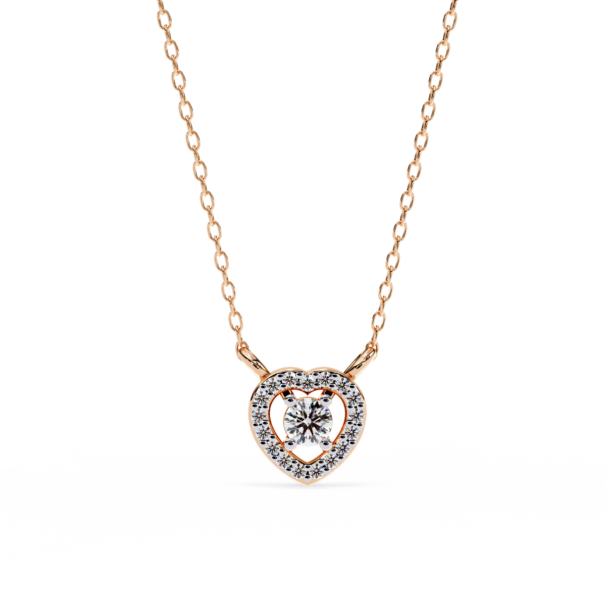 Celestine Heart Pendant
