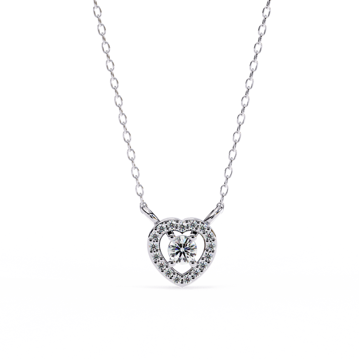 Celestine Heart Pendant