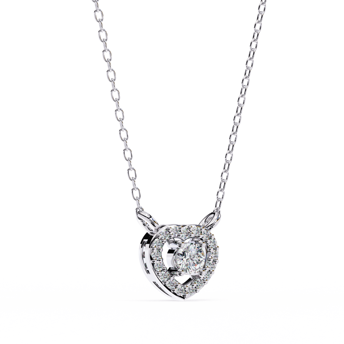 Celestine Heart Pendant
