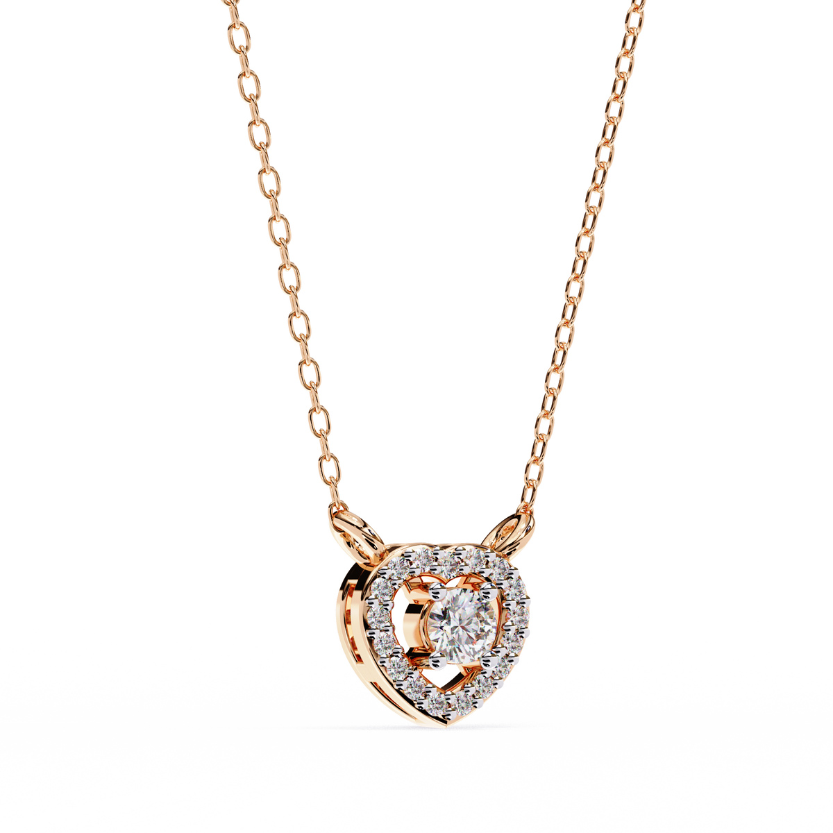 Celestine Heart Pendant