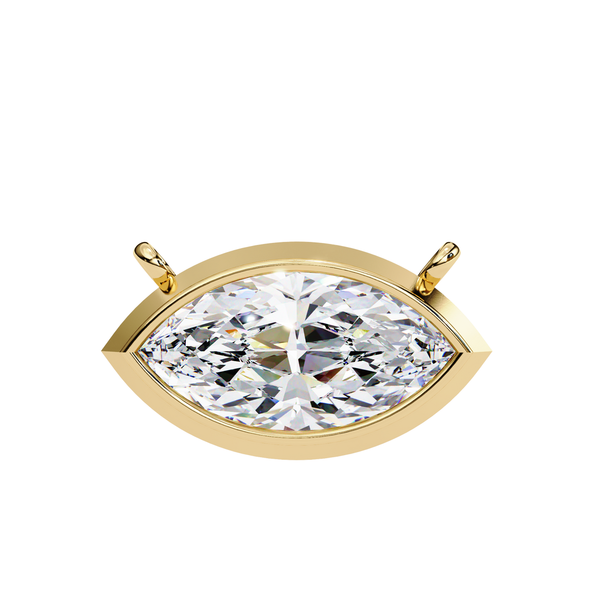 Aurelia Marquise-Cut Diamond Pendant
