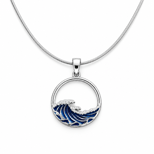 Azure Tide Pendant