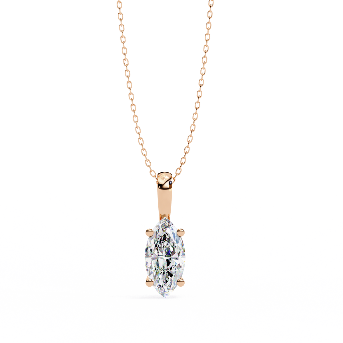 Seraphine Marquise-Cut Diamond Pendant