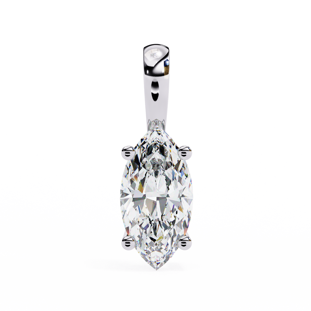 Seraphine Marquise-Cut Diamond Pendant