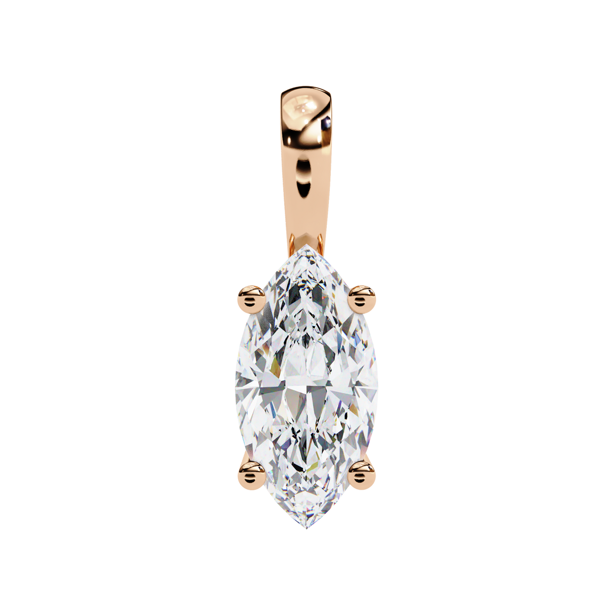 Seraphine Marquise-Cut Diamond Pendant
