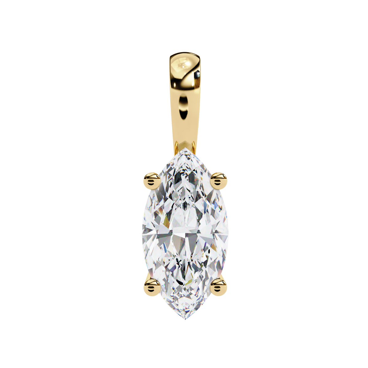 Seraphine Marquise-Cut Diamond Pendant