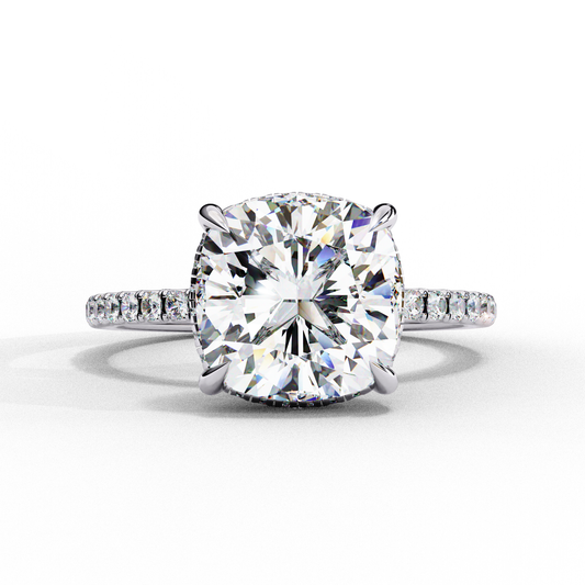 Cushion Éclat Solitaire Ring