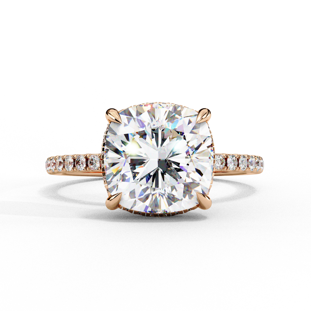 Cushion Éclat Solitaire Ring
