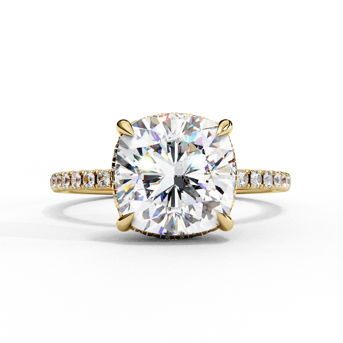 Cushion Éclat Solitaire Ring