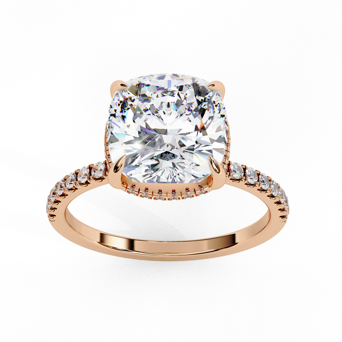 Cushion Éclat Solitaire Ring