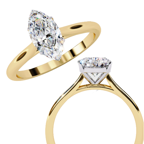 Marquise Élise Diamond Ring