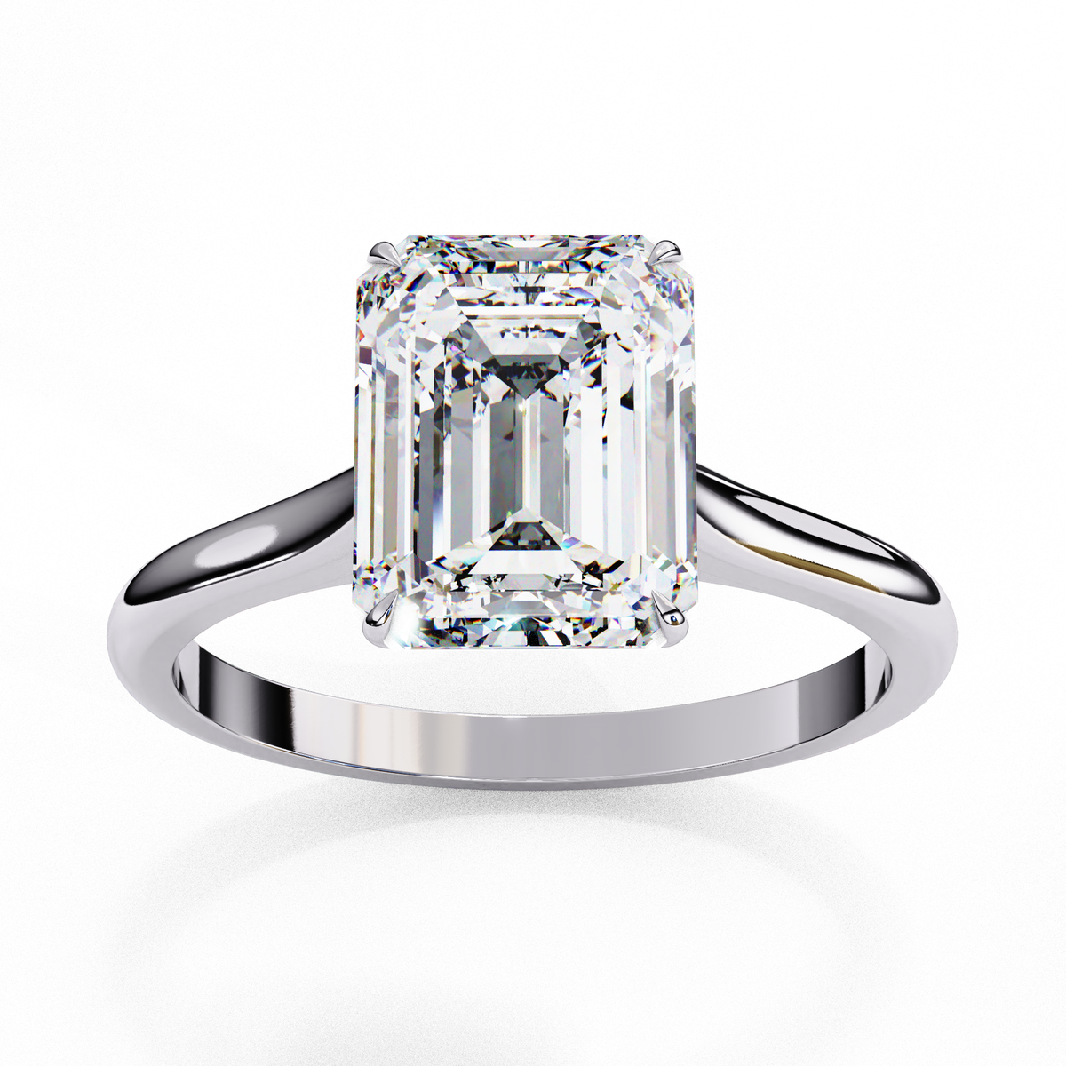 Élan Emerald Diamond Ring