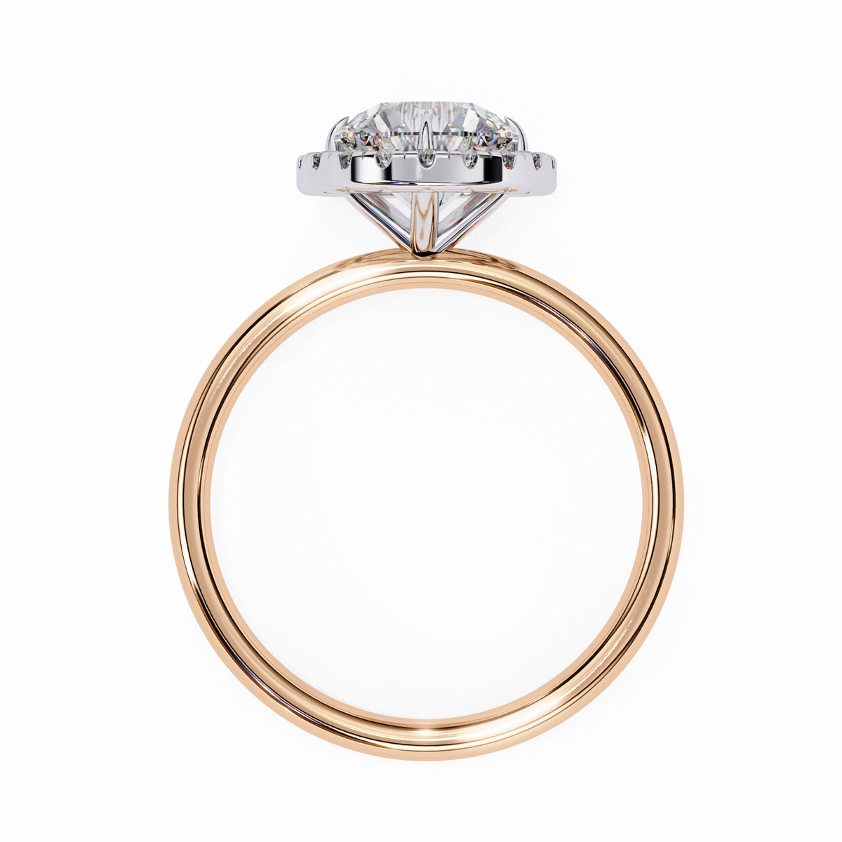 Classic Round Brilliant Halo Diamond Ring