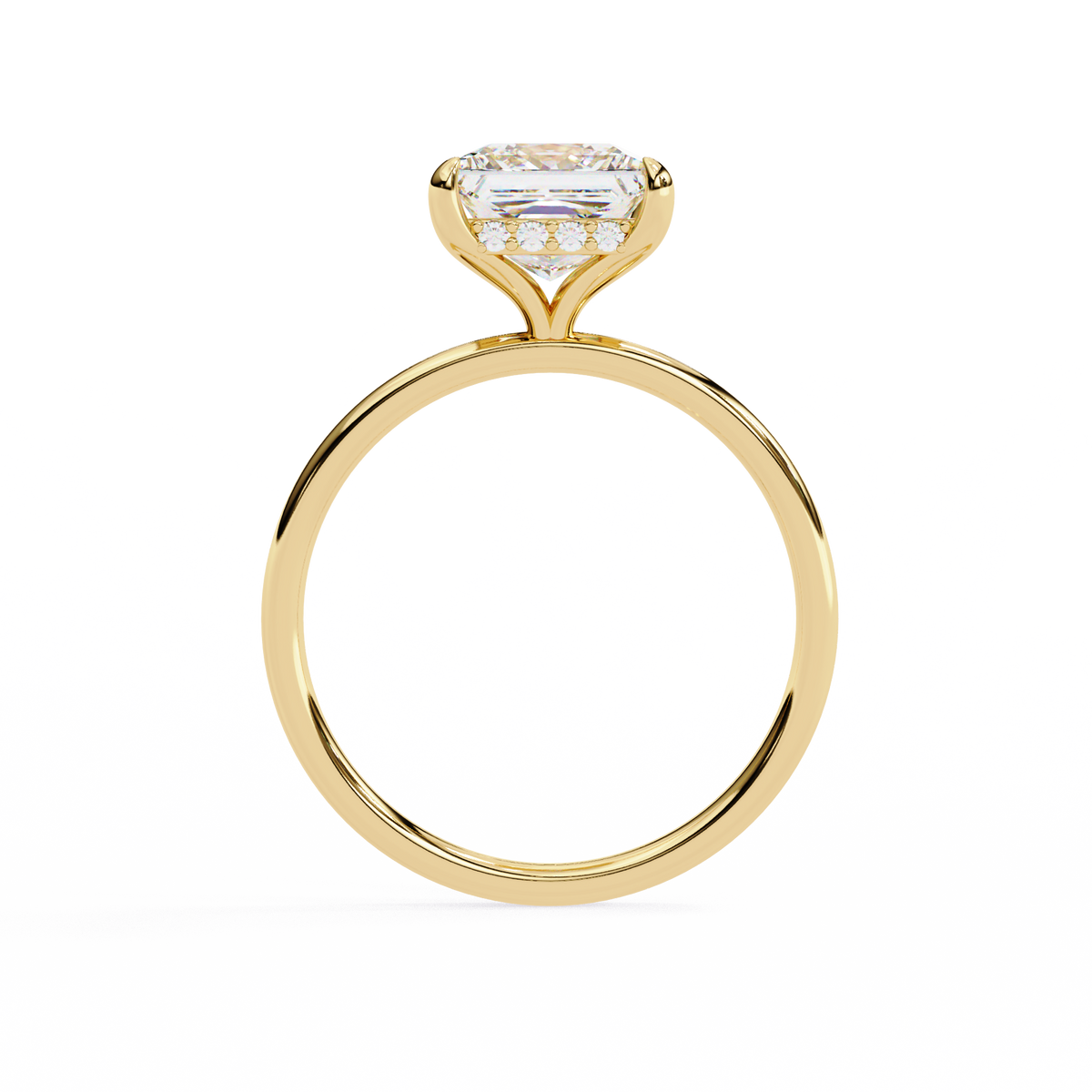 Princess Cut Diamond Solitaire Ring