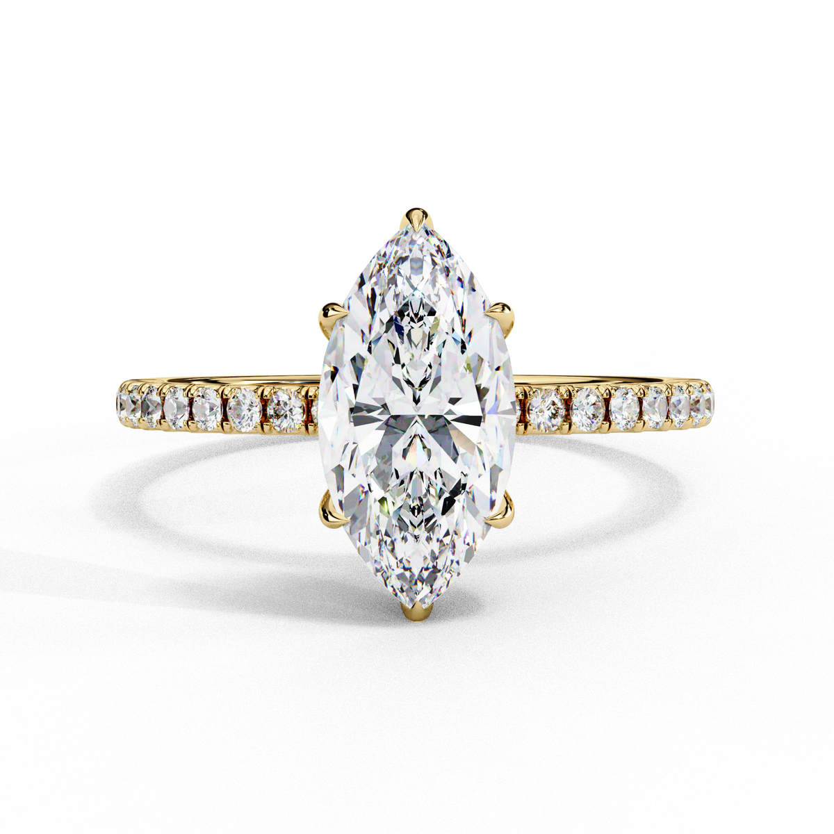 Marquise Éclat Solitaire Ring