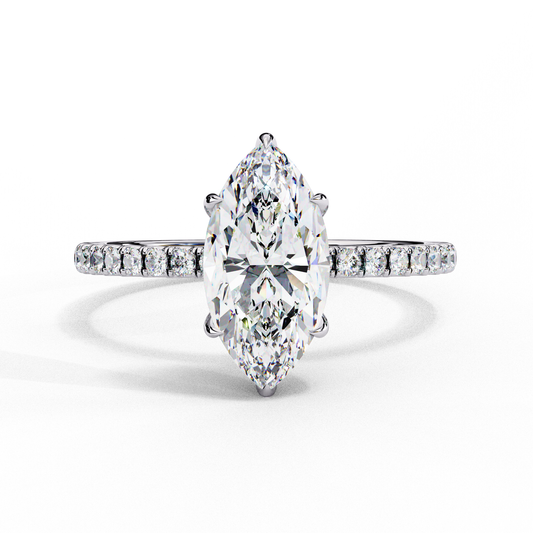 Marquise Éclat Solitaire Ring