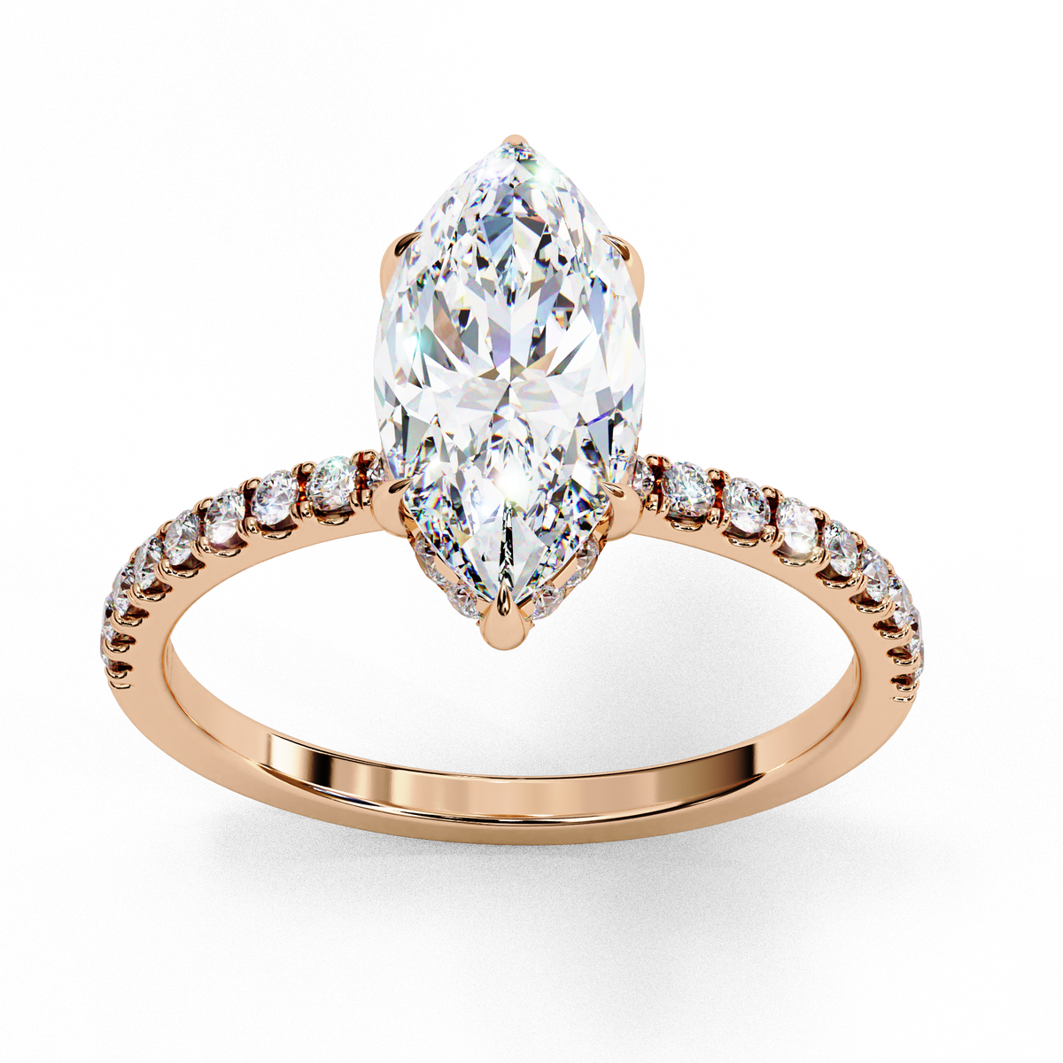 Marquise Éclat Solitaire Ring