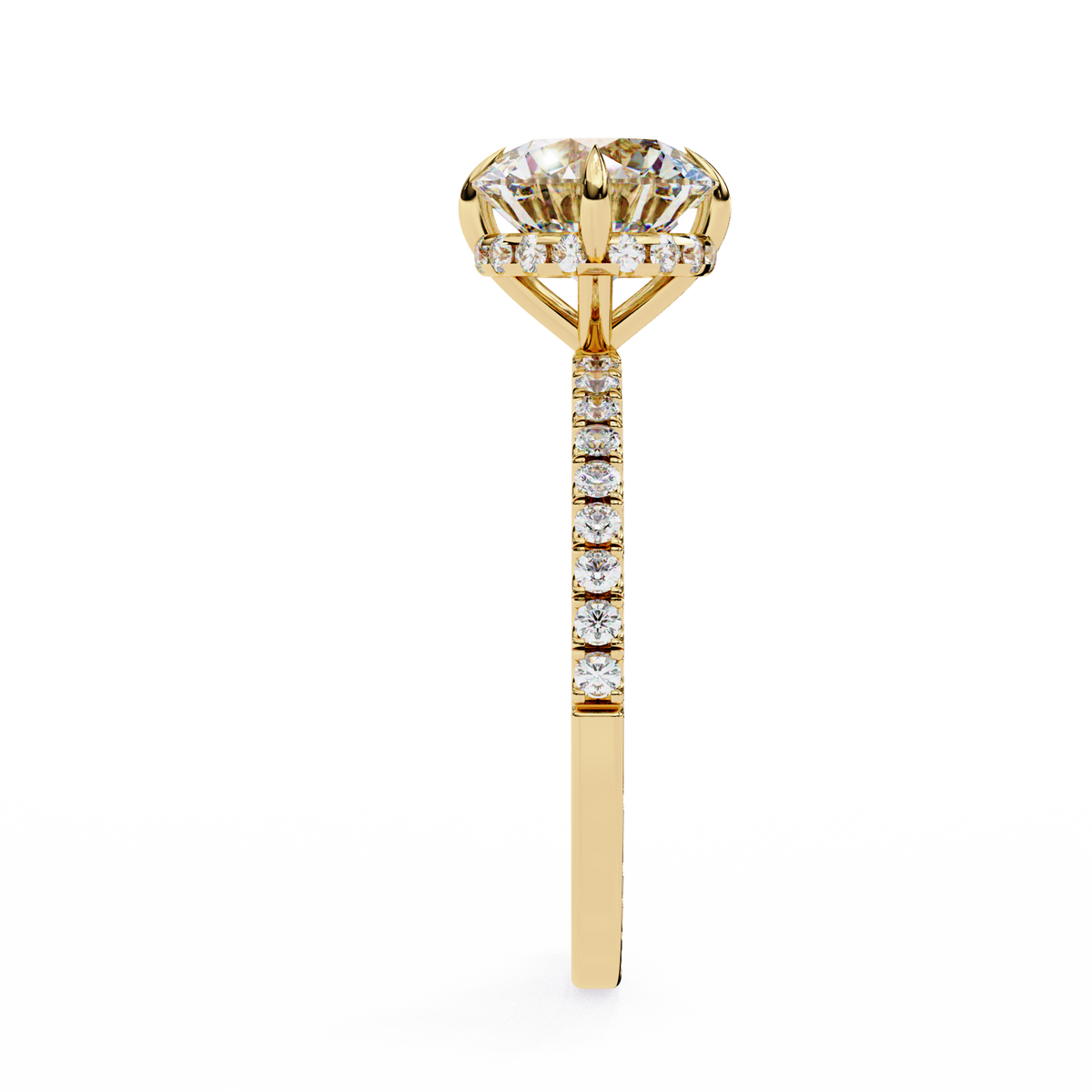 Round Éclat Solitaire Ring