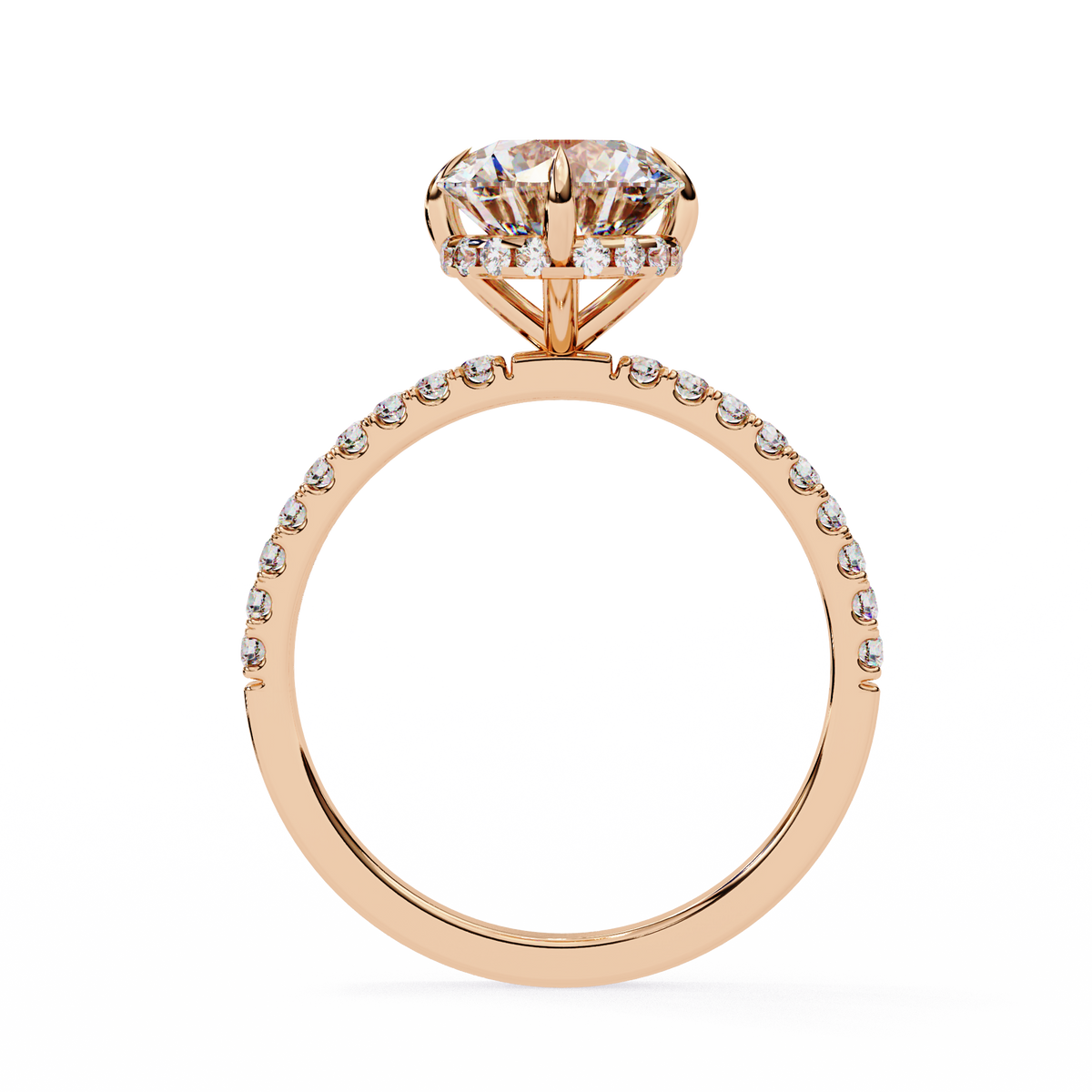 Round Éclat Solitaire Ring