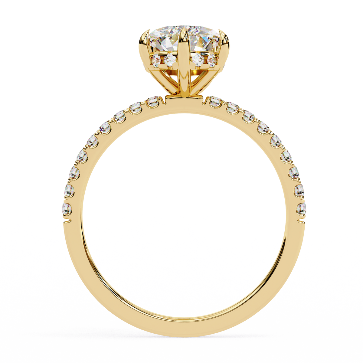 Pear Éclat Solitaire Ring
